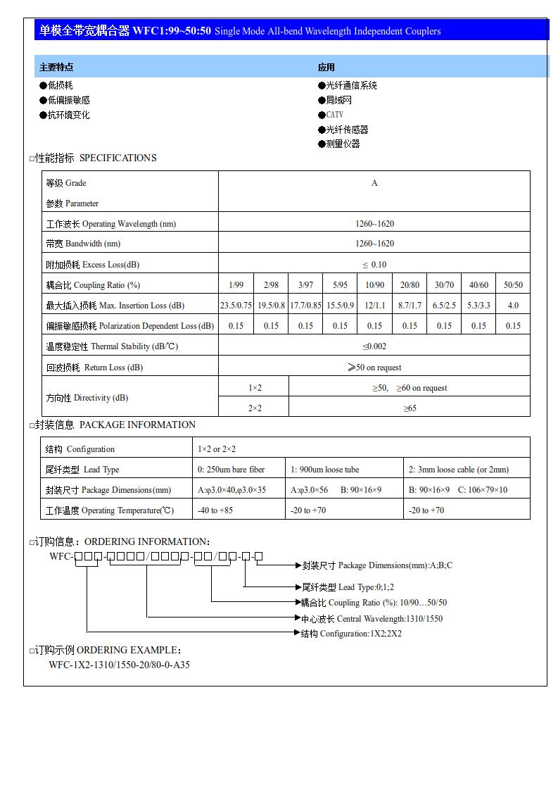 (5)单模全带宽耦合器WFC1：99~50：50.jpg