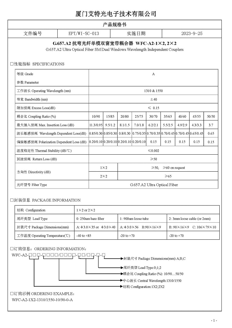 (2)A2抗弯光纤单模双窗耦合器WIC10：90~50：50.jpg