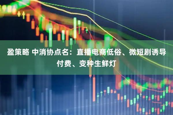 盈策略 中消协点名：直播电商低俗、微短剧诱导付费、变种生鲜灯